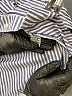 Talbots Stripes Blue 3/4 Sleeve Button-Down Shirt Size 4 Petite - photo 8