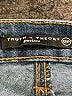 Truth + Theory Chevron-herringbone Blue Jeans Size 12 (petite) - photo 7