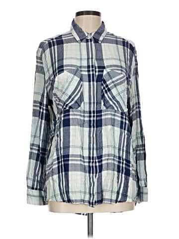 Express Long Sleeve Button-Down Shirt (view 1)