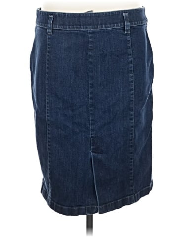 Ann Taylor Factory Denim Skirt (view 2)
