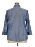 Van Heusen Blue 3/4 Sleeve Button-Down Shirt Size XXL - photo 2