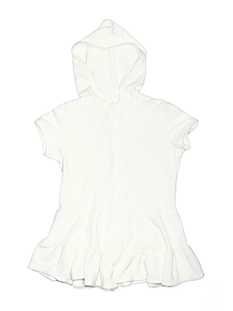 Pre-owned Cat & Jack Kids' Poncho In White