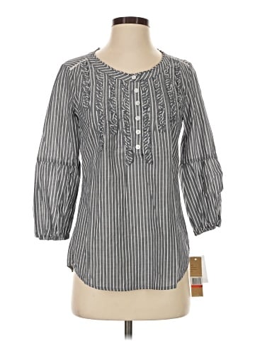 DKNY Jeans 3/4 Sleeve Blouse (view 1)