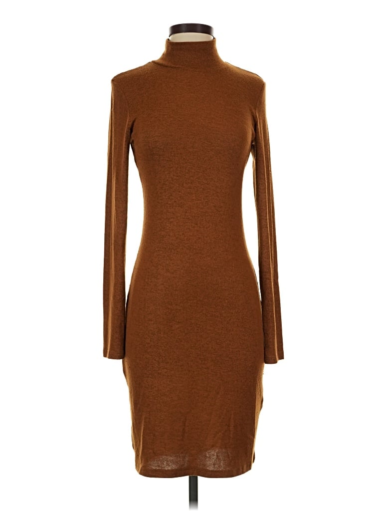 Pre-owned Black Tape_ Casual Dress In Brown