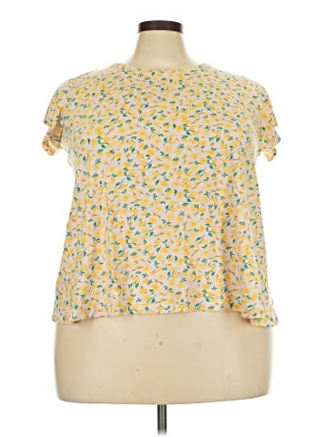 Ellos Short Sleeve Blouse (view 1)