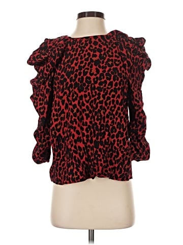 Zara Basic 3/4 Sleeve Blouse (view 1)
