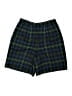 Pendleton 100% Virgin Wool Plaid Green Shorts Size 14 Petite - photo 2