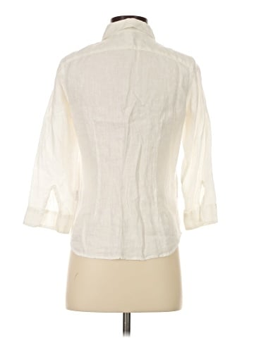 Lauren by Ralph Lauren 3/4 Sleeve Button-Down Shirt (view 2)
