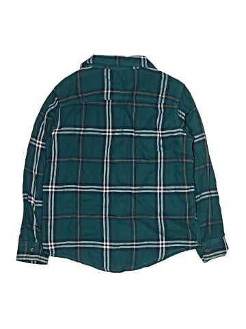 Wonder Nation Long Sleeve Button-Down Shirt (view 2)