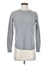 Pink Clover 100% Polyester Solid Silver Pullover Sweater Size S - photo 1