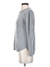 Pink Clover 100% Polyester Solid Silver Pullover Sweater Size S - photo 5