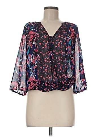 INC International Concepts 3/4 Sleeve Blouse (view 1)