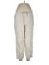 Athleta 100% Linen Solid Silver Linen Pants Size L - photo 1