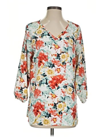 Mario Serrani 3/4 Sleeve Blouse (view 1)