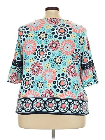 Crown & Ivy 3/4 Sleeve Blouse (view 2)