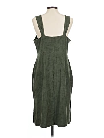 Madewell Texture &amp; Thread Button-Front Tank Dress (view 2)