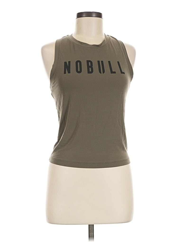 Pre-owned Nobull Sleeveless T-shirt In Brown