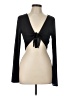 Parade Black Long Sleeve Top Size L - photo 1