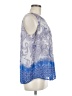 Daniel Rainn 100% Polyester Blue Sleeveless Blouse Size M - photo 4