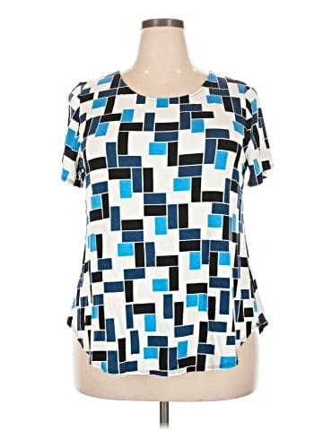 Alfani Short Sleeve Blouse (view 1)