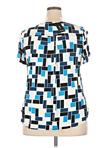 Alfani Short Sleeve Blouse (view 2)