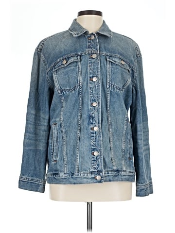 Madewell The Oversized Jean Jacket in Capstone Wash (view 1)