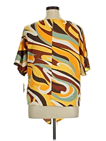 Bar III Short Sleeve Blouse (view 2)