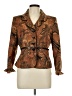 Le Suit Paisley Brown Blazer Size 12 Petite - photo 1