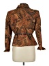Le Suit Paisley Brown Blazer Size 12 Petite - photo 2
