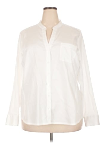 Calvin Klein Long Sleeve Blouse (view 1)