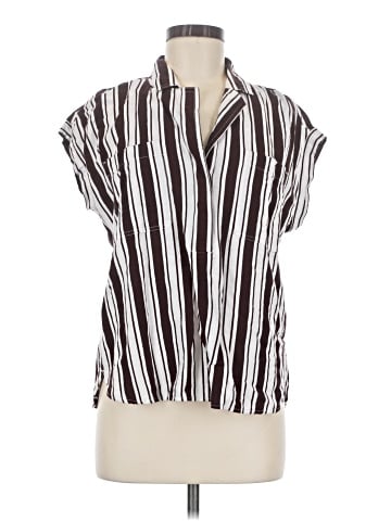 Ann Taylor LOFT Outlet Short Sleeve Blouse (view 1)