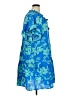 Umgee 100% Polyester Tropical Blue Casual Dress Size 1X - photo 4