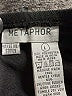 metaphor 100% Polyester Solid Black Formal Skirt Size L - photo 4