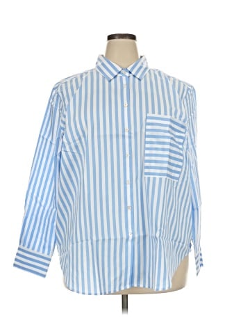 AYR 3/4 Sleeve Button-Down Shirt (view 1)