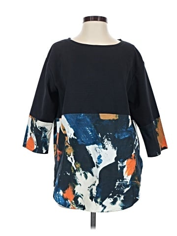 Cos 3/4 Sleeve Top (view 1)