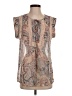 Daniel Rainn 100% Polyester Paisley Tan Short Sleeve Blouse Size S - photo 1