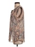 Daniel Rainn 100% Polyester Paisley Tan Short Sleeve Blouse Size S - photo 5