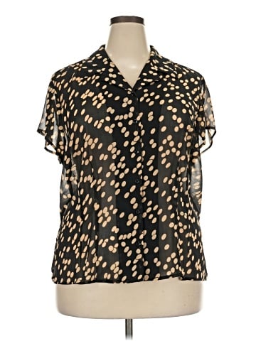 Evan Picone Short Sleeve Blouse (view 1)