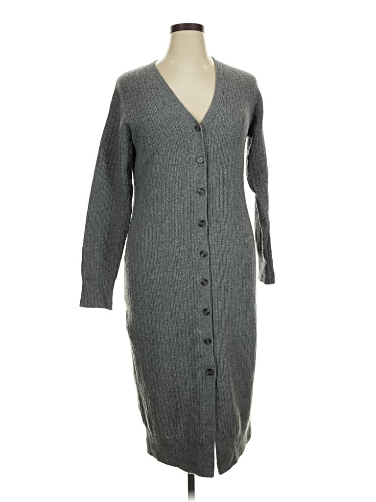 Pre-owned Able Casual Dress In Gray
