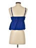 Timing 100% Polyester Blue Sleeveless Blouse Size S - photo 2