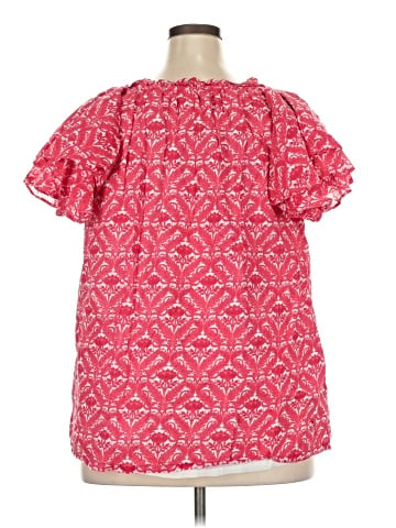 Chelsea & Theodore Short Sleeve Blouse (view 2)