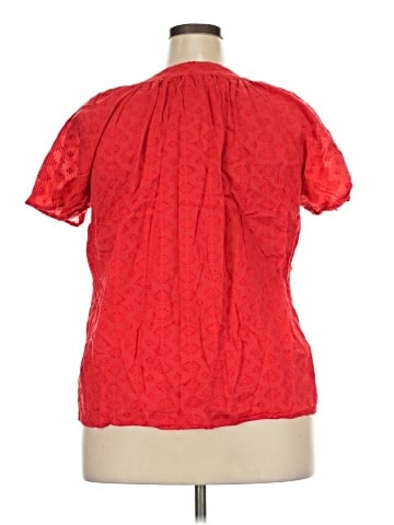 St. John's Bay Short Sleeve Blouse (view 2)
