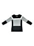 One A Color Block Gray Pullover Sweater Size M - photo 2