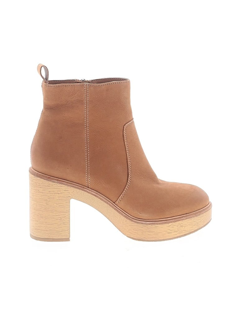 Pre-owned Dolce Vita Ankle Boots In Tan