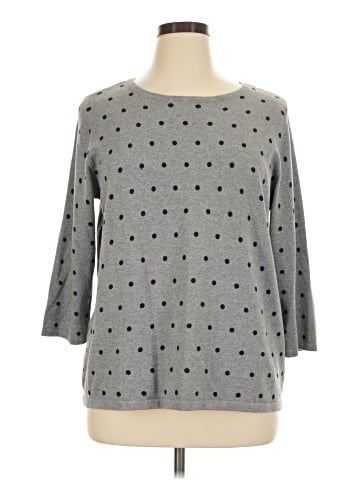 Karen Scott 3/4 Sleeve Top (view 1)