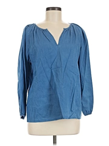 Ann Taylor LOFT Outlet Long Sleeve Blouse (view 1)
