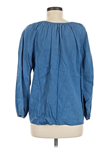 Ann Taylor LOFT Outlet Long Sleeve Blouse (view 2)