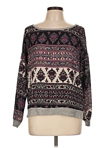 Pink Rose Long Sleeve Top (view 1)