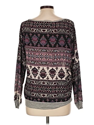 Pink Rose Long Sleeve Top (view 2)