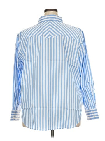 AYR 3/4 Sleeve Button-Down Shirt (view 2)